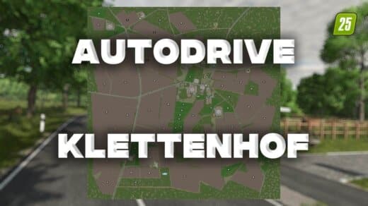 Autodrive-Netzwerk für die Karte Klattenhof 